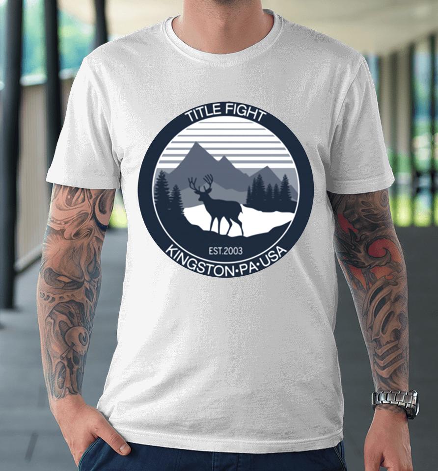 Title Fight White Deer Cold Cuts Premium T-Shirt