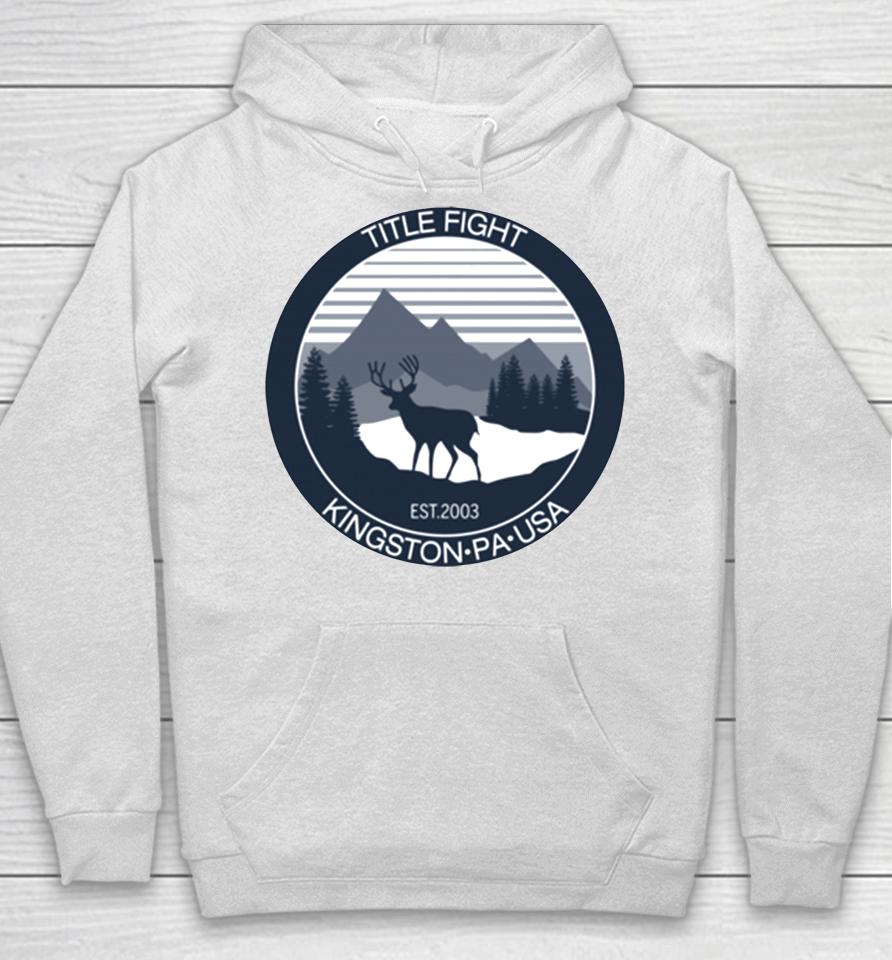 Title Fight White Deer Cold Cuts Hoodie