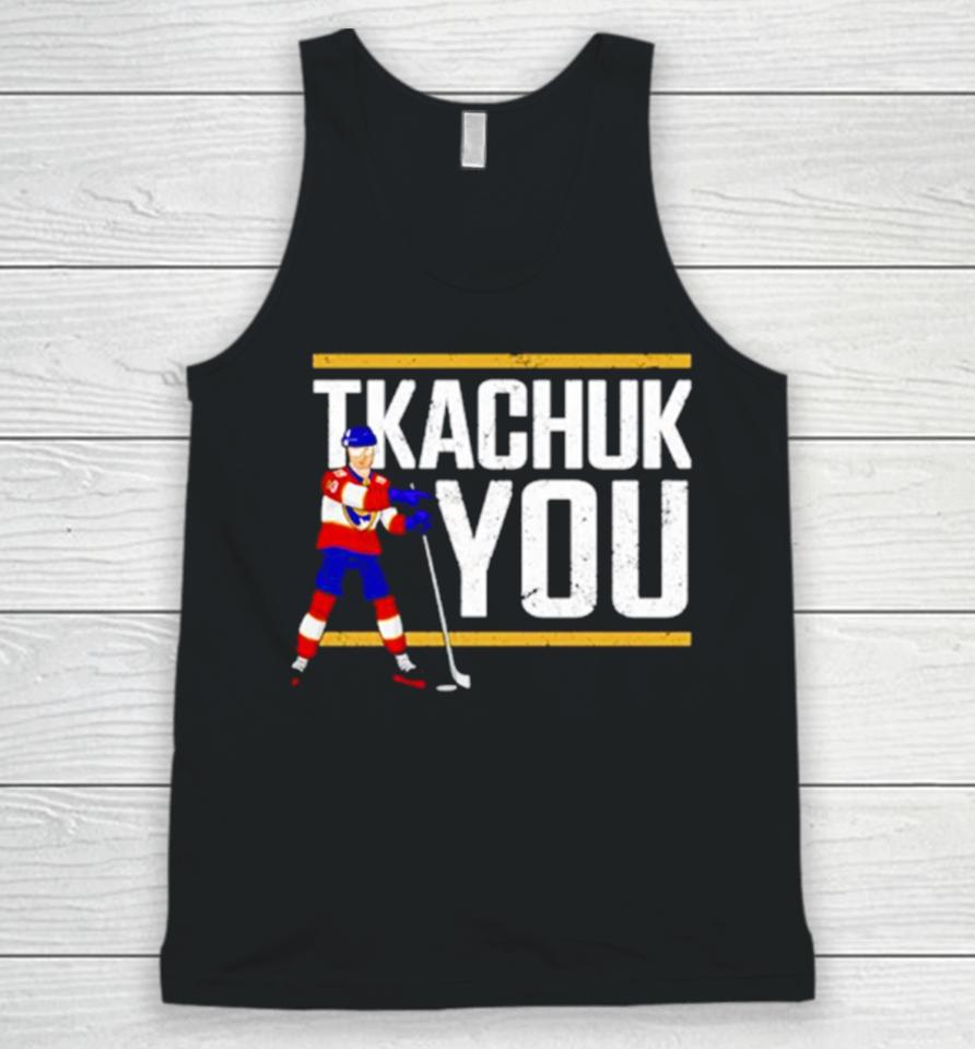 Tkachuk You Hockey Unisex Tank Top