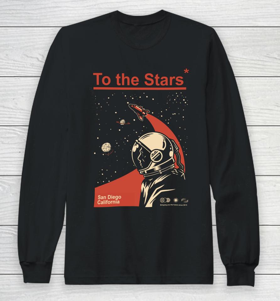 To The Star San Diego California Suit-Up Long Sleeve T-Shirt