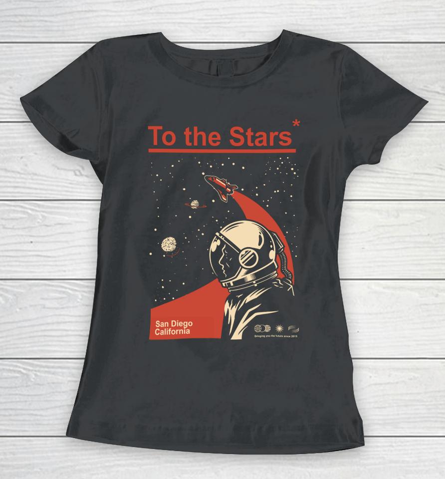 To The Star San Diego California Suit-Up Women T-Shirt