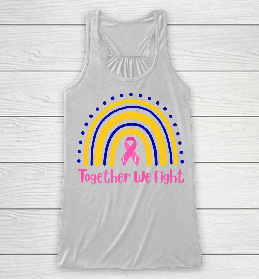 Together We Fight Rainbow Racerback Tank