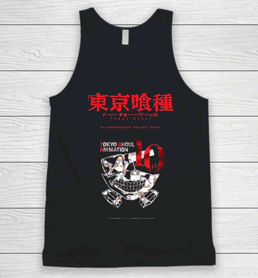 Tokyo Ghoul Animation 10Th Anniversary Project Starts Unisex Tank Top