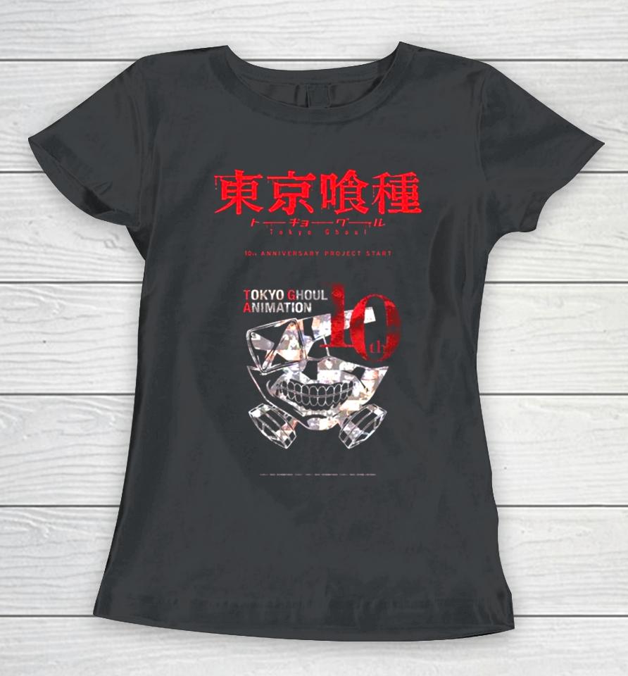 Tokyo Ghoul Animation 10Th Anniversary Project Starts Women T-Shirt