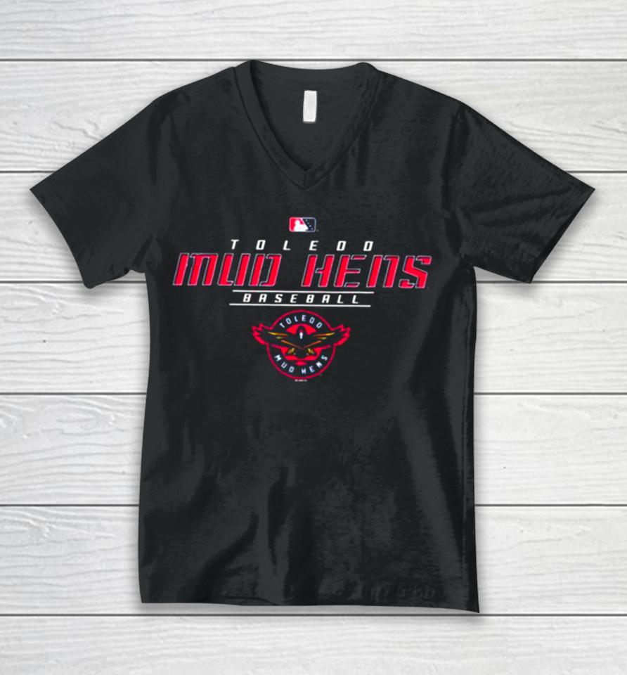 Toledo Mud Hens Backdrop Crewneck Unisex V-Neck T-Shirt