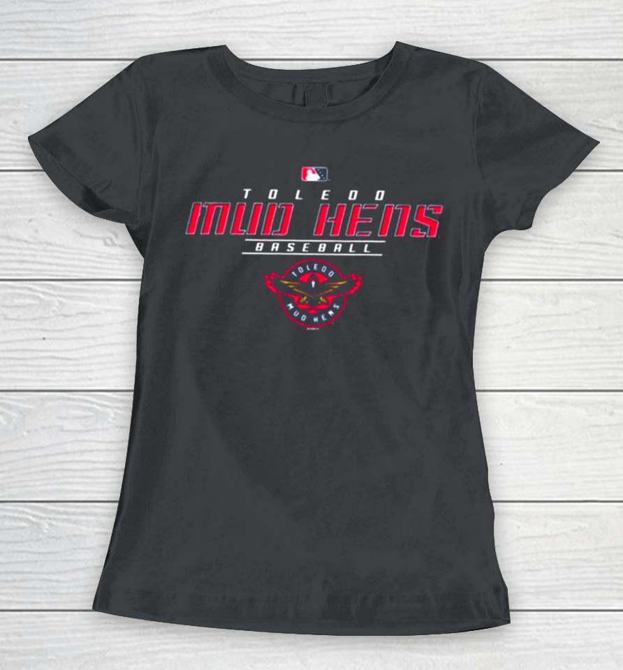Toledo Mud Hens Backdrop Crewneck Women T-Shirt