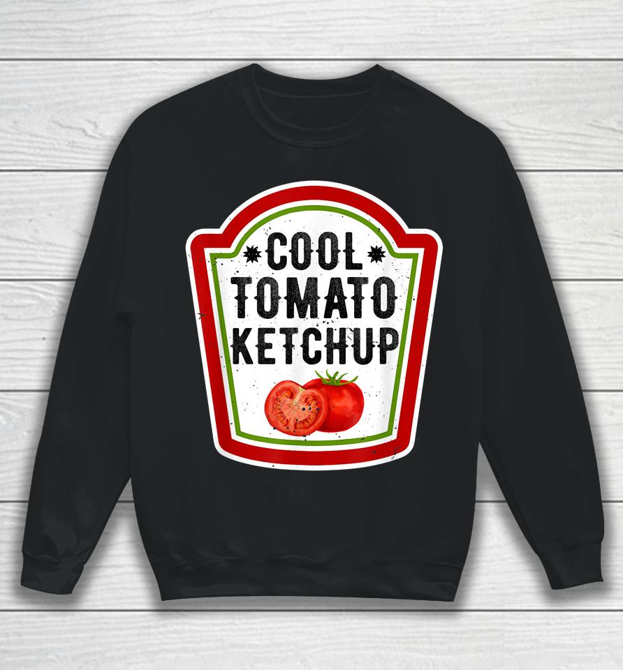 Tomato Ketchup Diy Funny Group Halloween Condiment Costume Sweatshirt