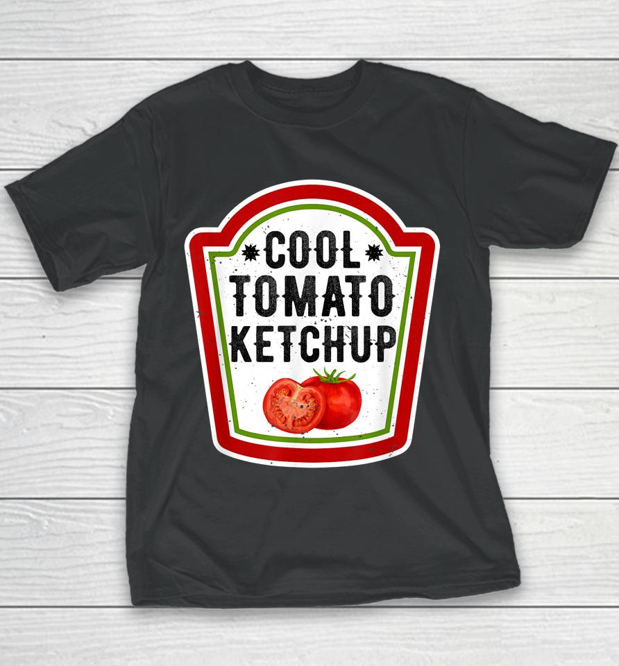 Tomato Ketchup Diy Funny Group Halloween Condiment Costume Youth T-Shirt