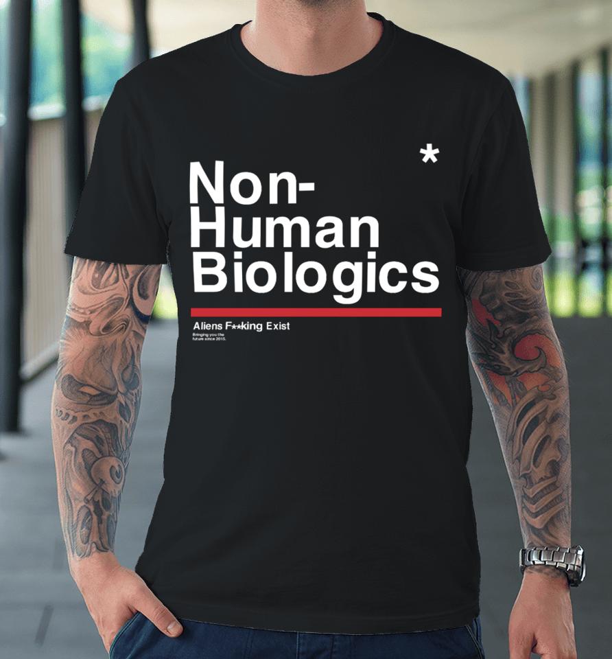 Tomdelonge Non- Human Biologics Premium T-Shirt