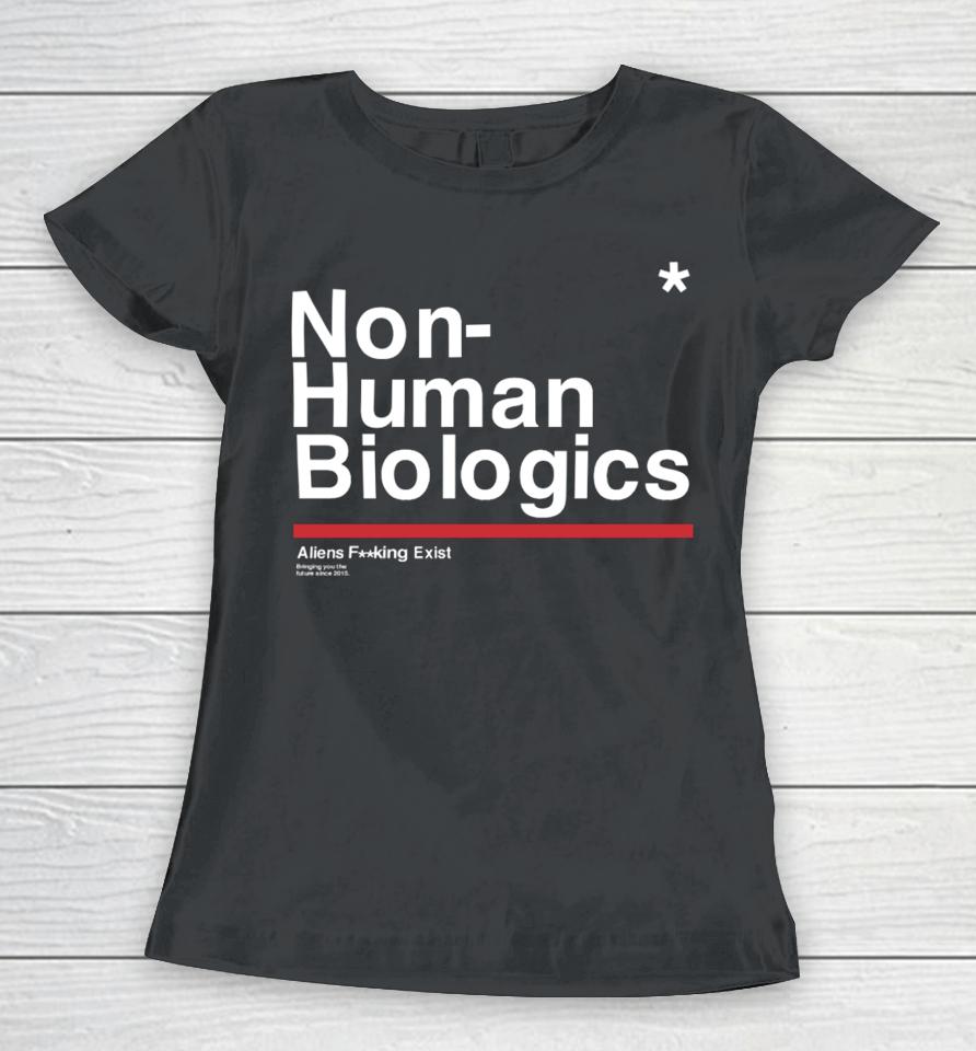 Tomdelonge Non- Human Biologics Women T-Shirt