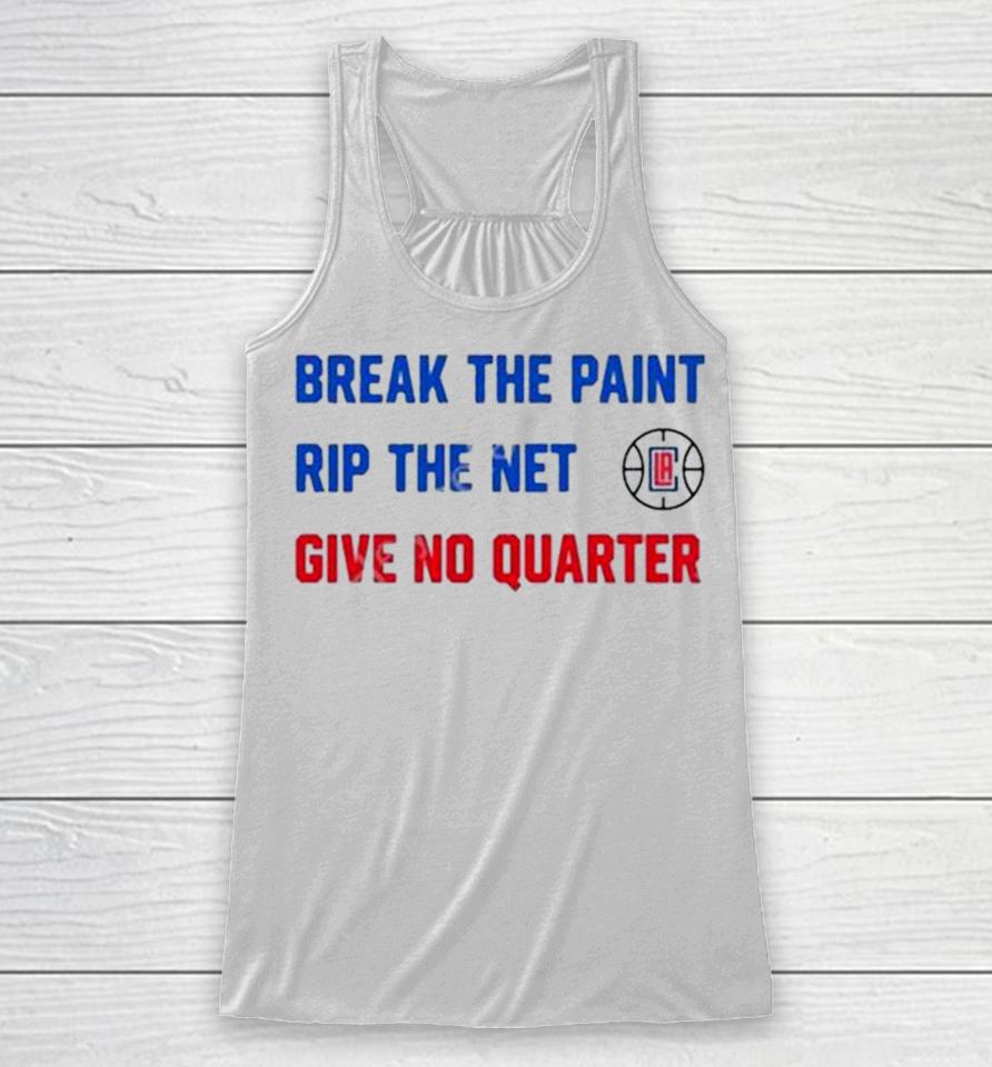 Tomer Azarly Break The Paint Rip The Net Give No Quarter Racerback Tank
