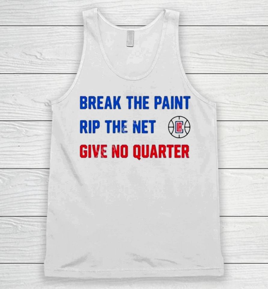 Tomer Azarly Break The Paint Rip The Net Give No Quarter Unisex Tank Top