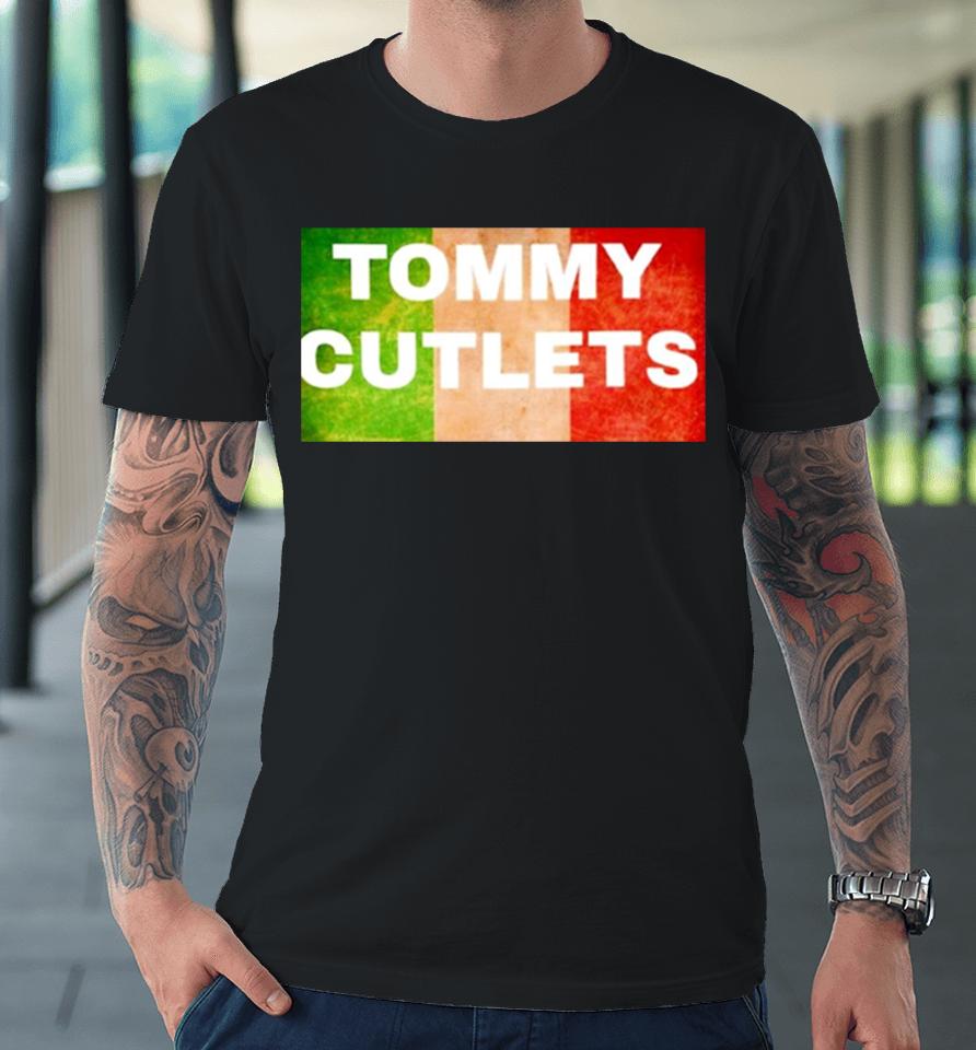 Tommy Cutlets Football Italia Flag Premium T-Shirt