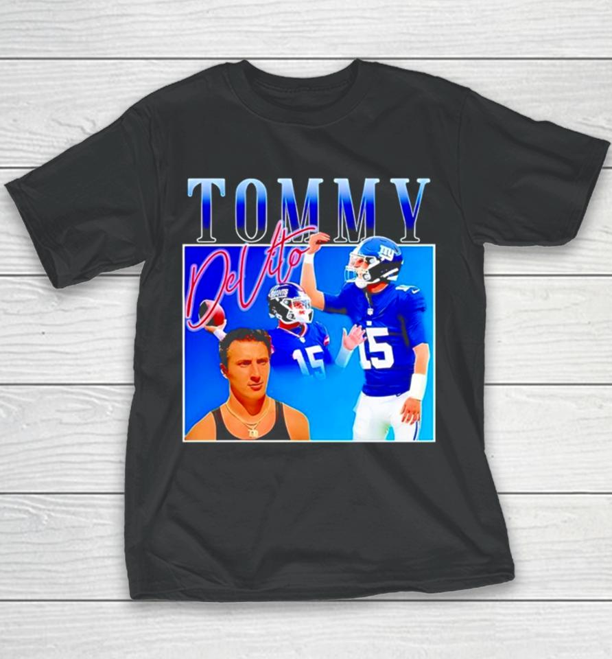 Tommy Cutlets New York Giants Football Pinched Fingers Hand Funny Youth T-Shirt