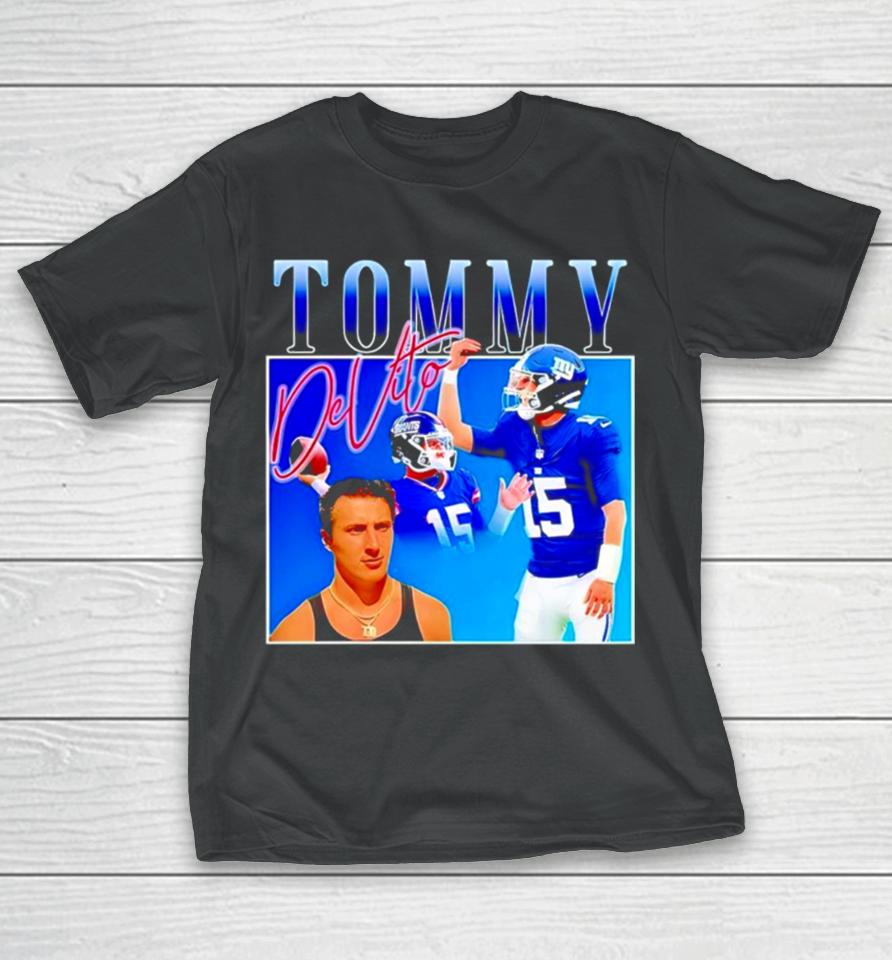 Tommy Cutlets New York Giants Football Pinched Fingers Hand Funny T-Shirt