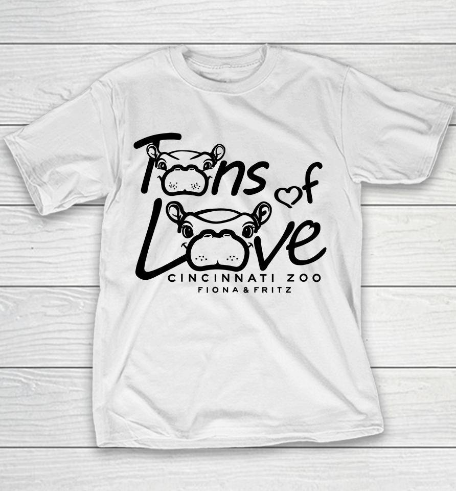 Tons Of Love Cincinnati Zoo Fiona And Fritz Youth T-Shirt