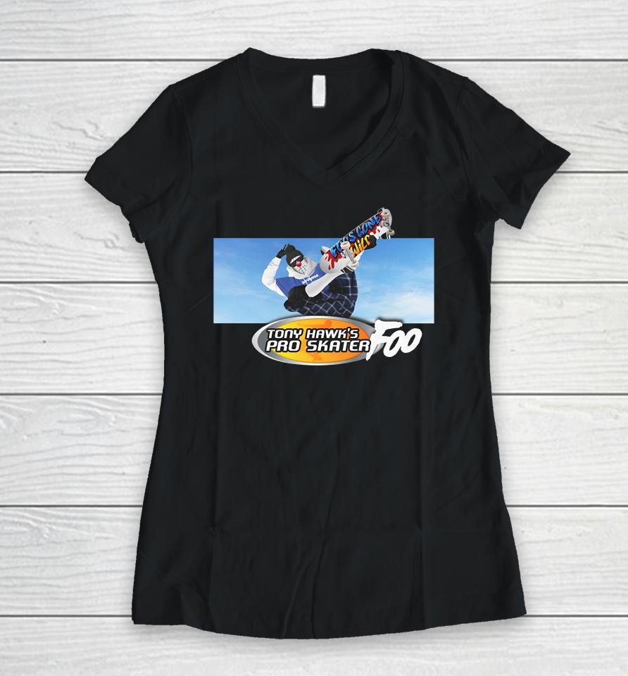 Tony Hawk's Pro Skater Foo Women V-Neck T-Shirt