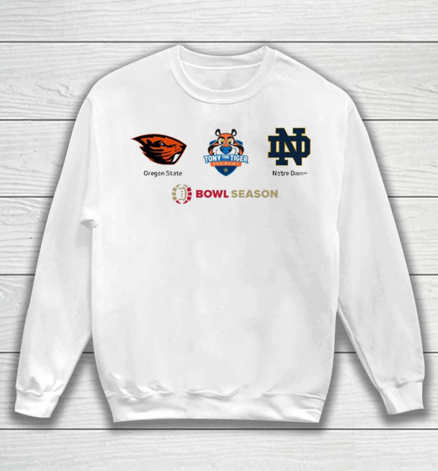 Tony The Tiger Sun Bowl Friday December 29 Oregon State Vs Notre Dame Bowl Season 2023 Sweatshirt