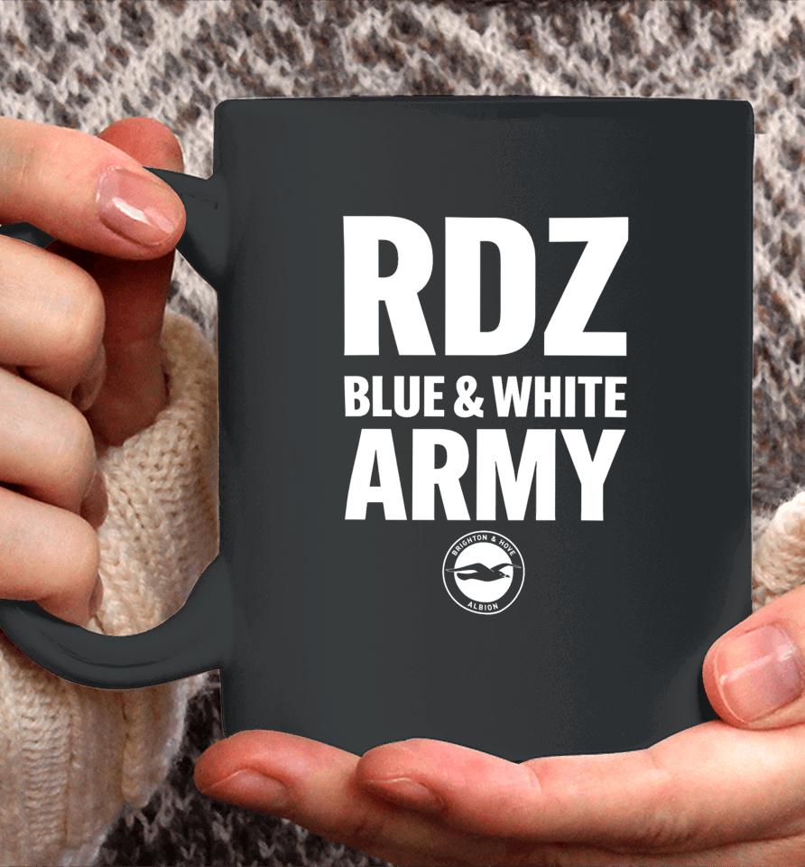 Top Rdz Blue White Army Coffee Mug