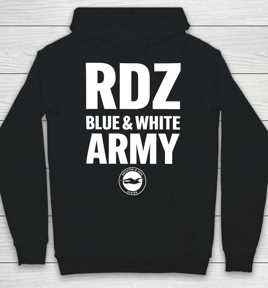 Top Rdz Blue White Army Hoodie