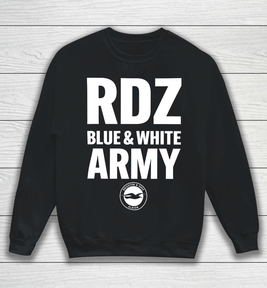 Top Rdz Blue White Army Sweatshirt