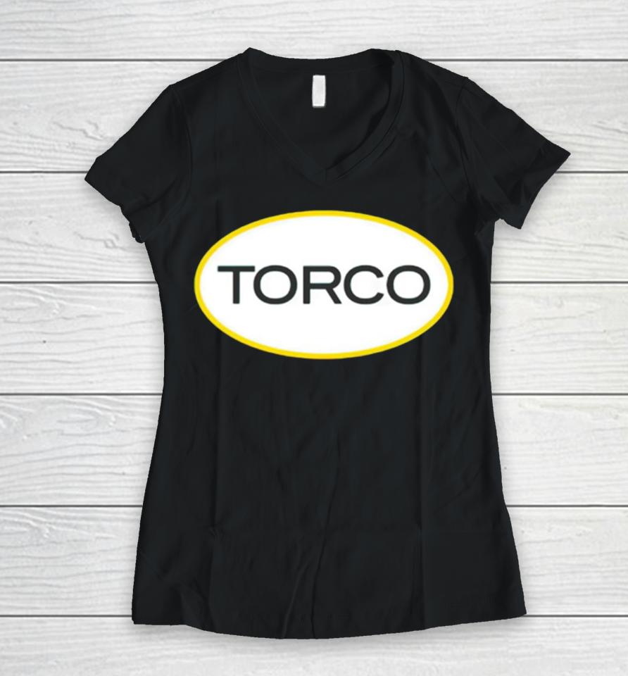 Torco Logo Women V-Neck T-Shirt