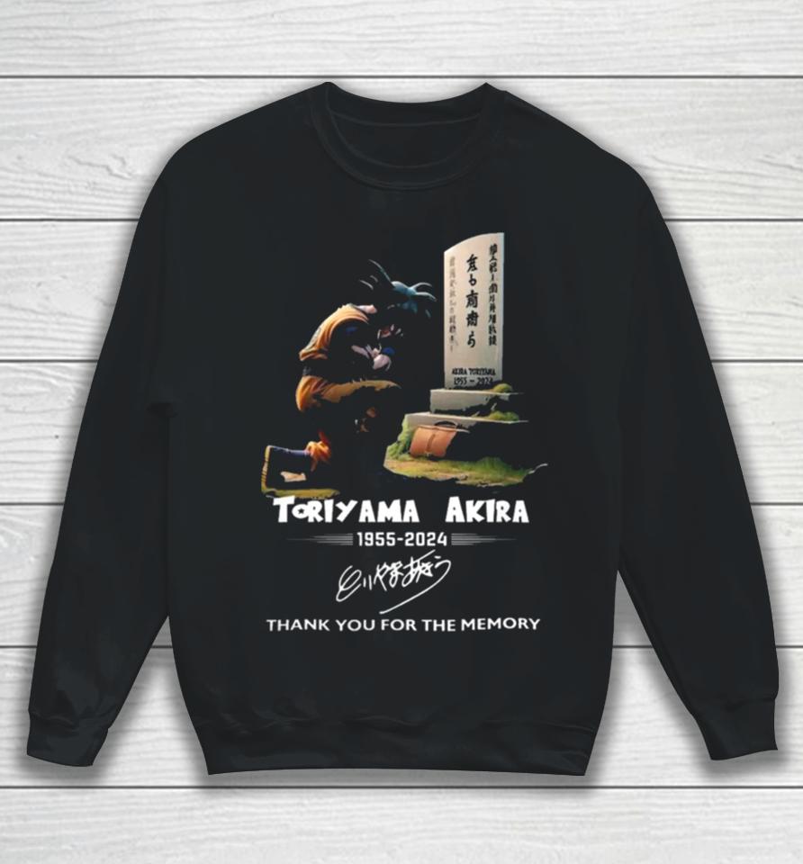 Toriyama Akira 1955 2024 Thank You For The Memory Sweatshirt