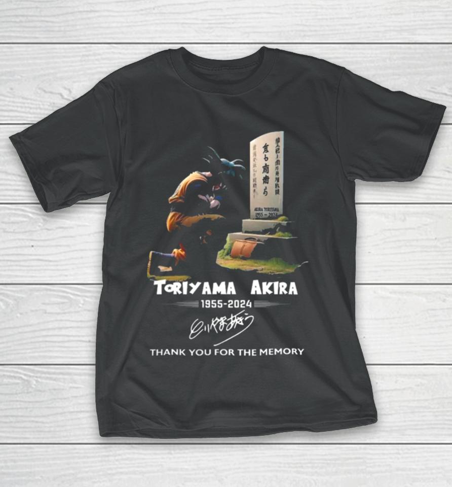 Toriyama Akira 1955 2024 Thank You For The Memory T-Shirt