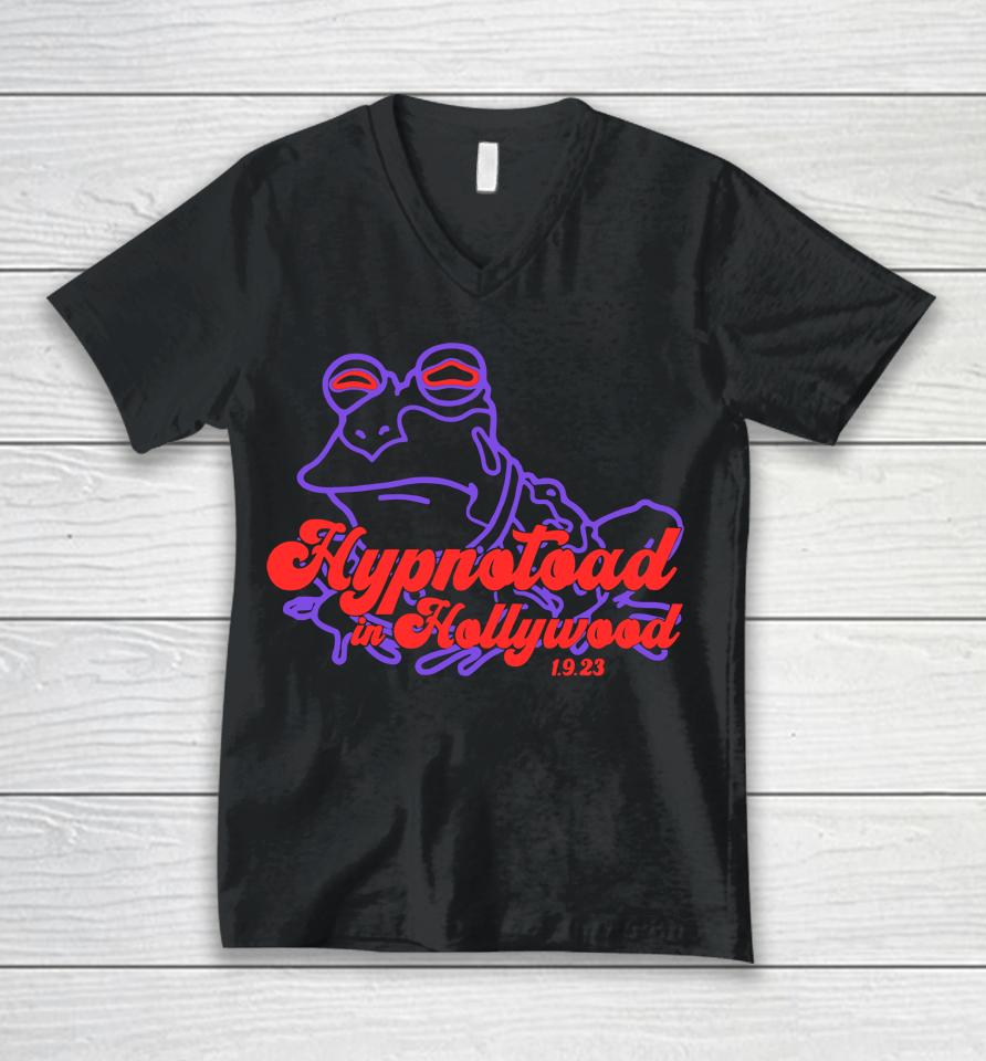 Toro Merch Gofrogs Hypnotoad In Hollywood Unisex V-Neck T-Shirt