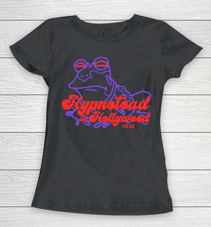 Toro Merch Gofrogs Hypnotoad In Hollywood Women T-Shirt