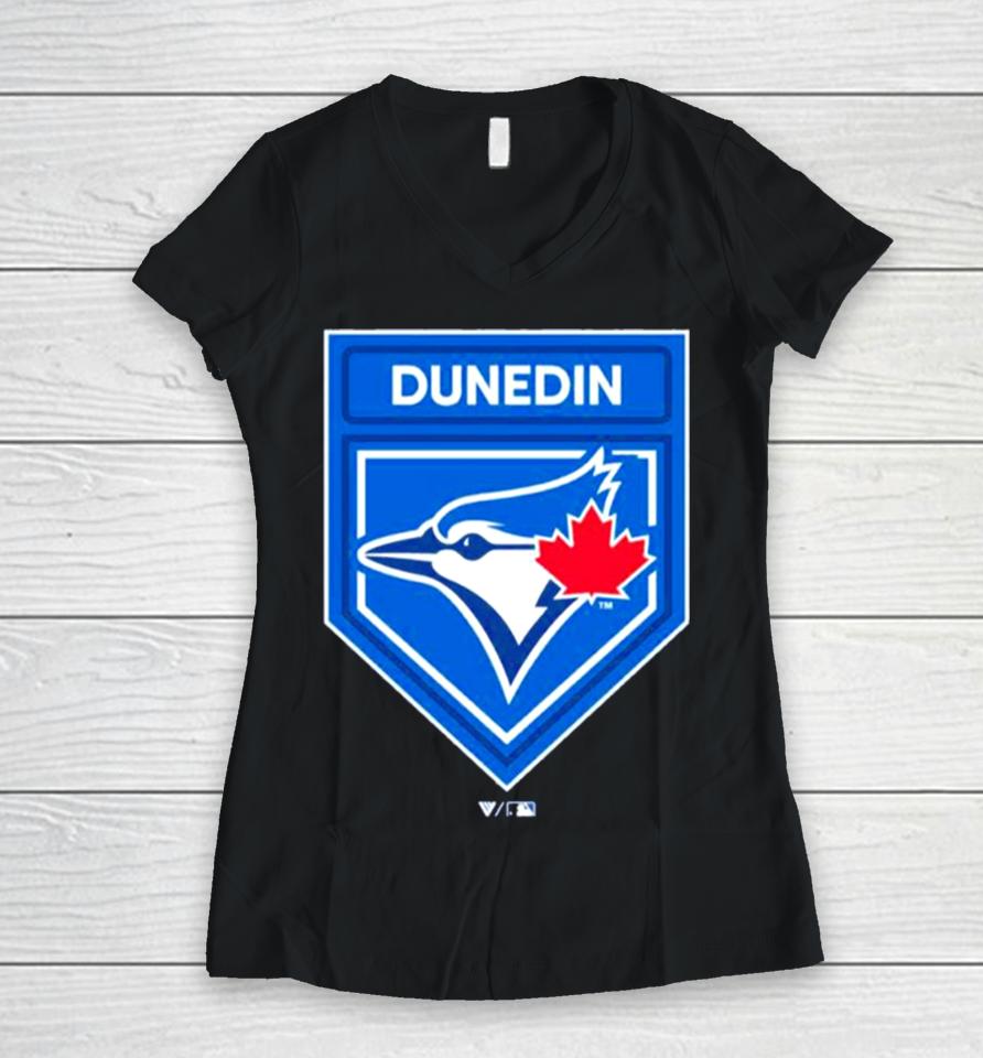 Toronto Blue Jays 2024 Spring Training Logo Women V-Neck T-Shirt