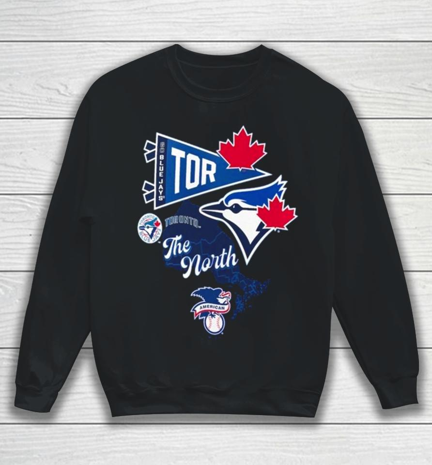 Toronto Blue Jays Split Zone The North Sweatshirt