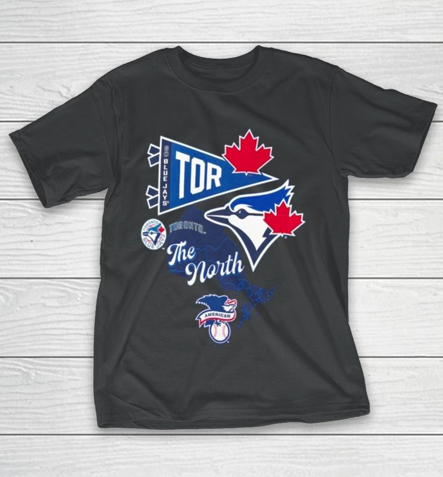 Toronto Blue Jays Split Zone The North T-Shirt