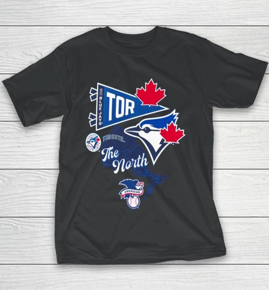 Toronto Blue Jays Split Zone The North Youth T-Shirt