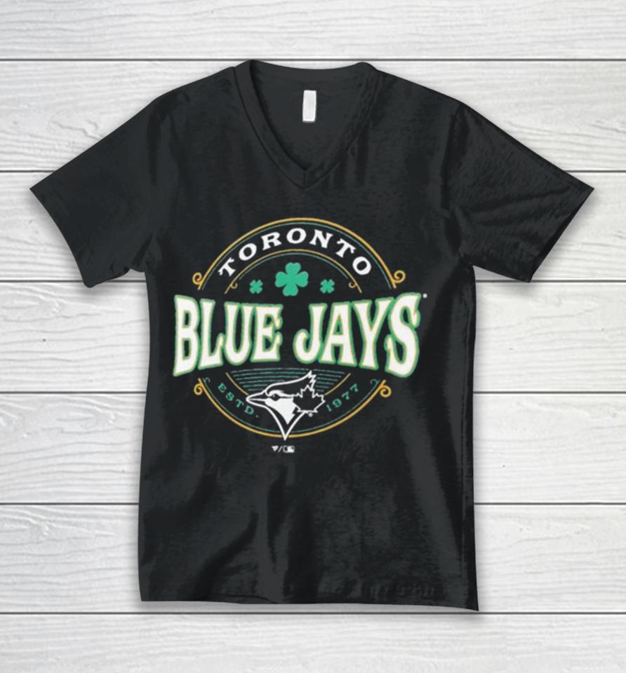 Toronto Blue Jays St. Patrick’s Day Lucky 2024 Unisex V-Neck T-Shirt