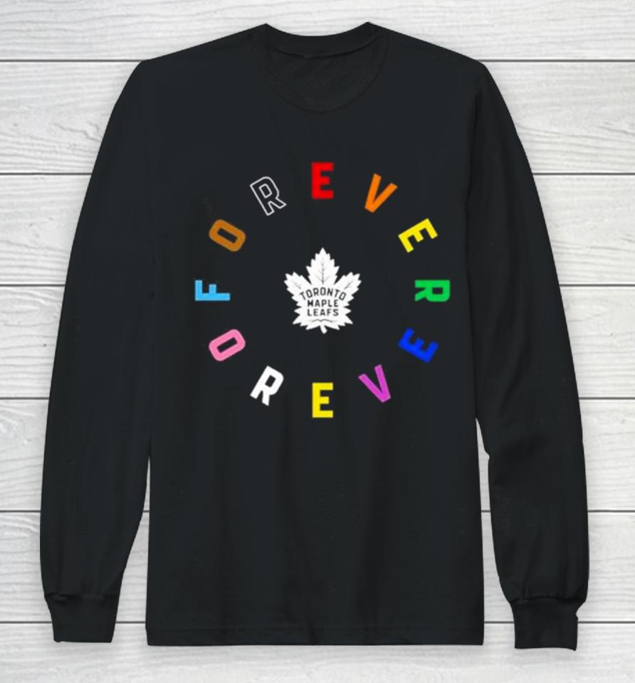 Toronto Maple Leafs Forever Colorful Long Sleeve T-Shirt