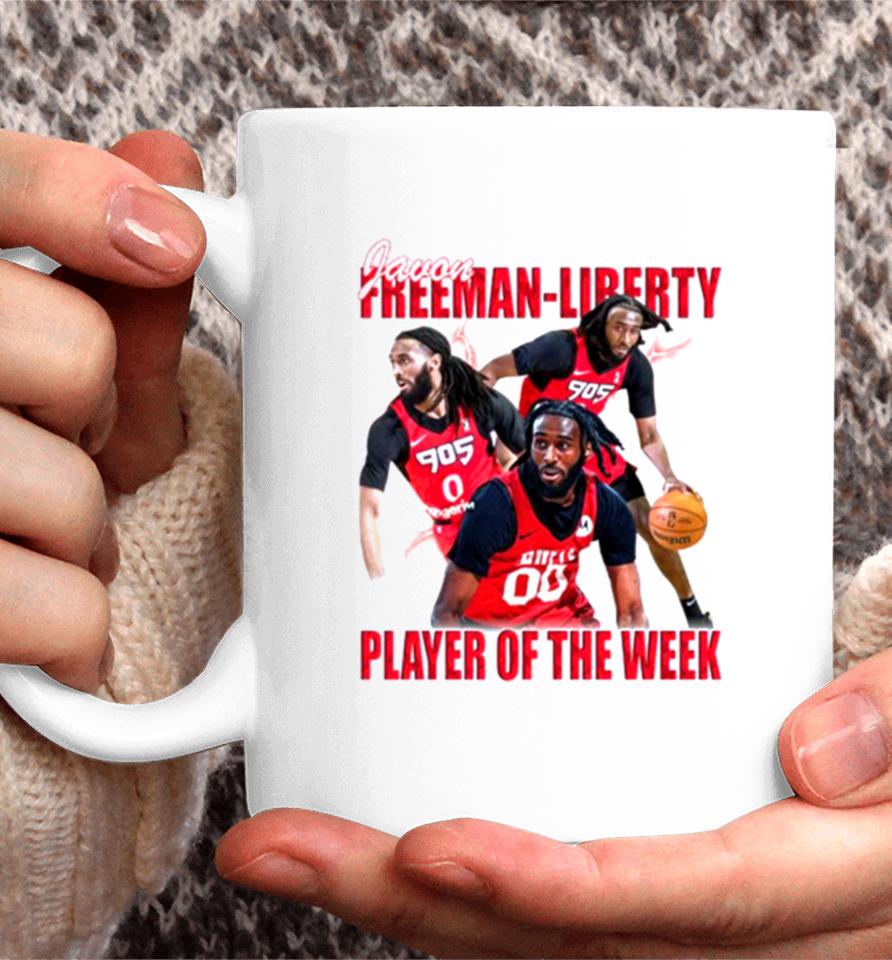 Toronto Raptors Javon Freeman Liberty Player Of The Week Coffee Mug