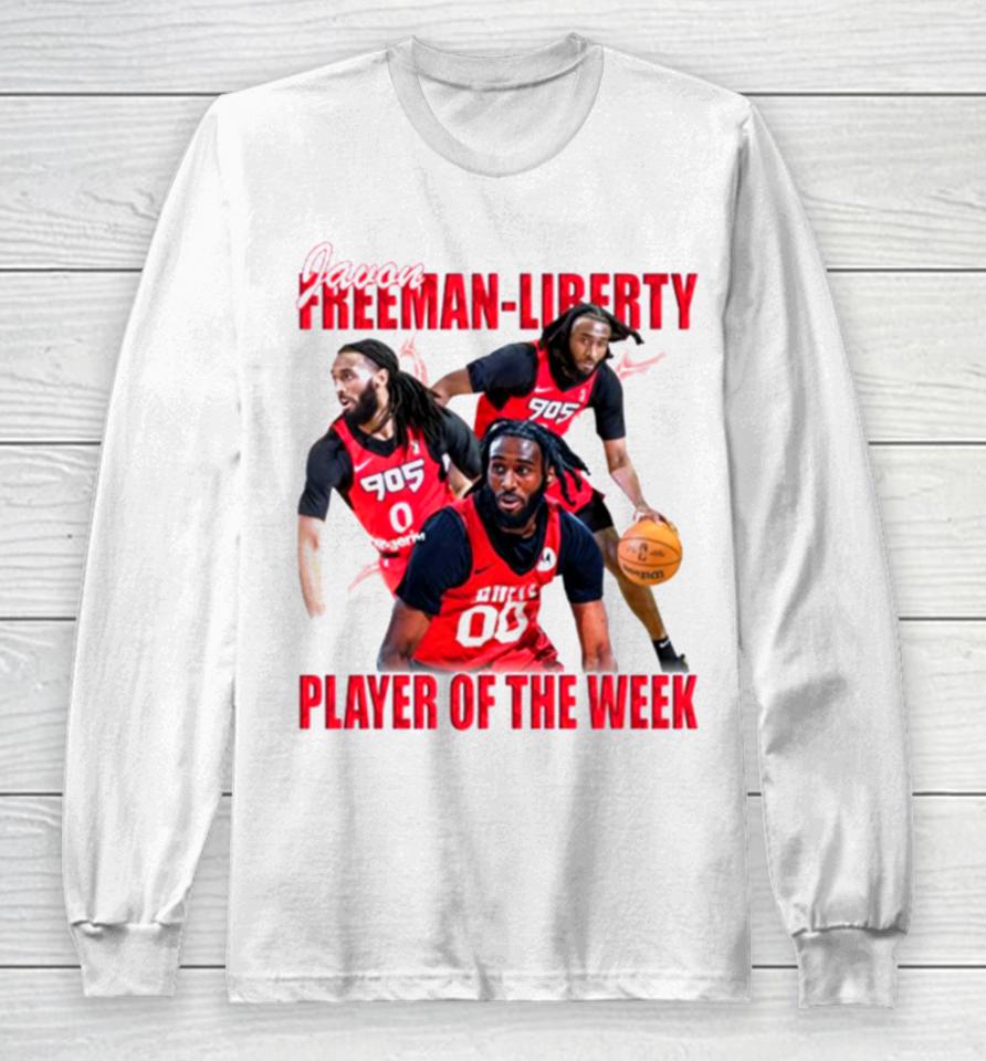 Toronto Raptors Javon Freeman Liberty Player Of The Week Long Sleeve T-Shirt