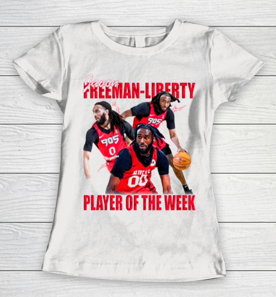 Toronto Raptors Javon Freeman Liberty Player Of The Week Women T-Shirt