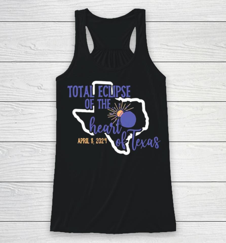 Total Eclipse Of The Heart Of Texas 2024 Racerback Tank