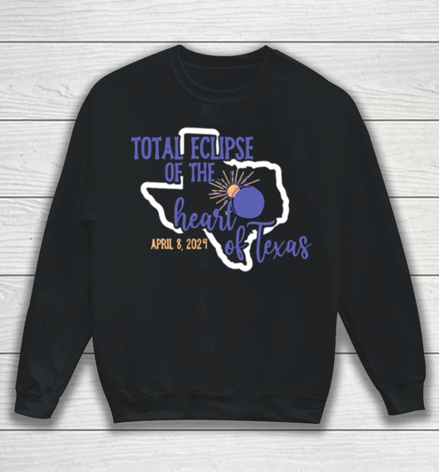 Total Eclipse Of The Heart Of Texas 2024 Sweatshirt