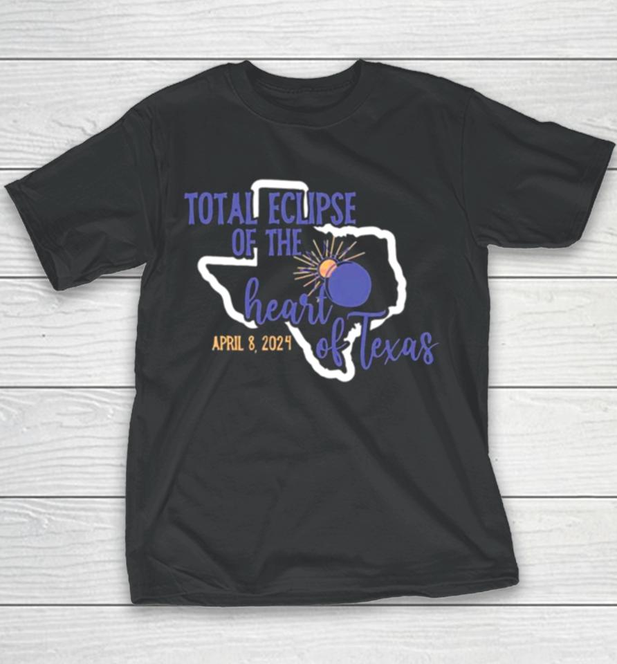 Total Eclipse Of The Heart Of Texas 2024 Youth T-Shirt
