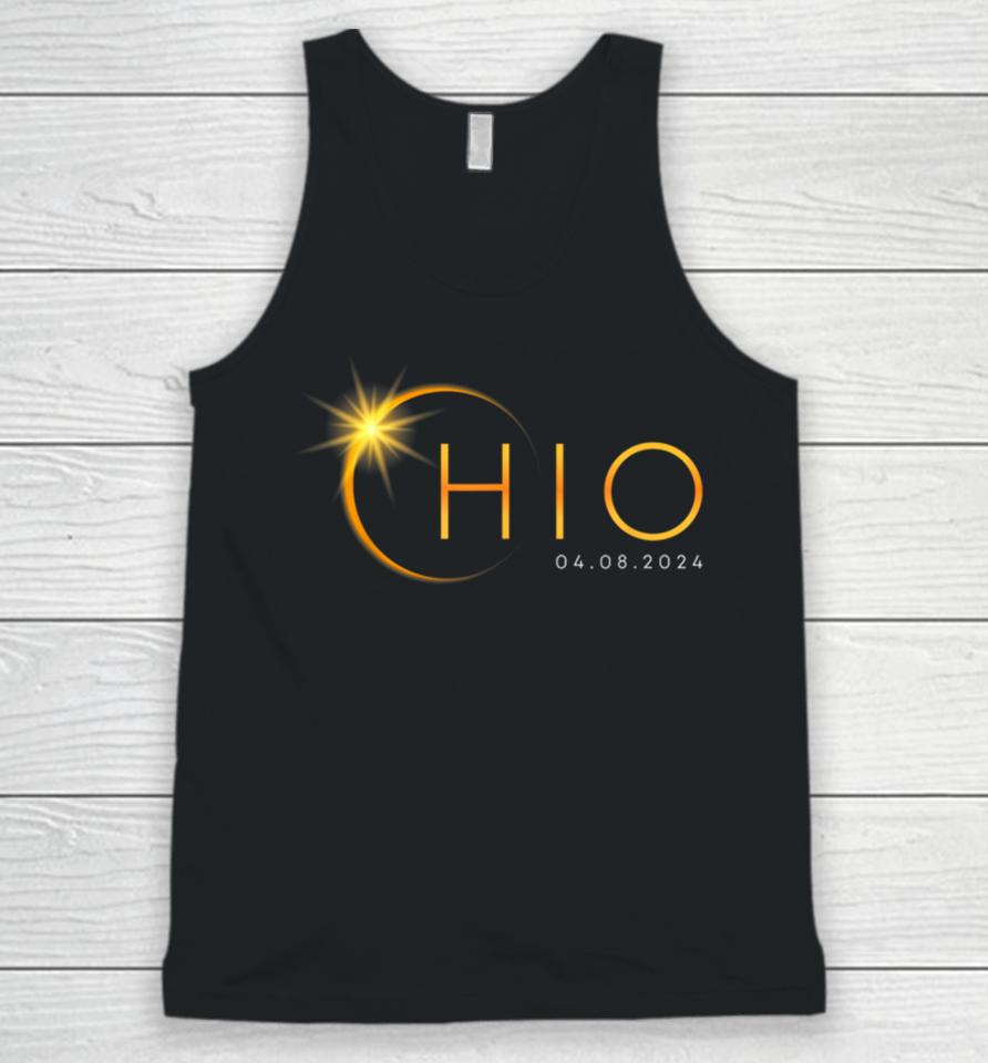 Total Solar Eclipse 2024 State Ohio Totality April 8 2024 Unisex Tank Top