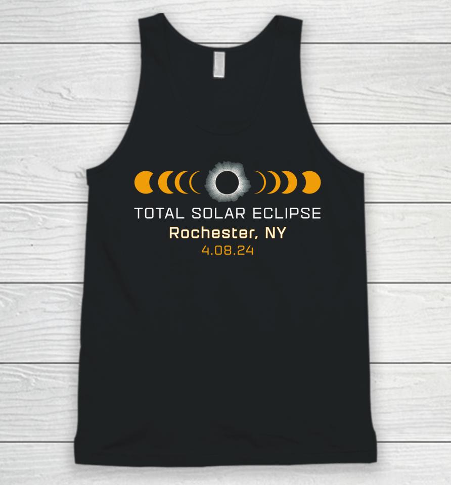 Totality Path 2024 Rochester Ny New York Total Eclipse Unisex Tank Top