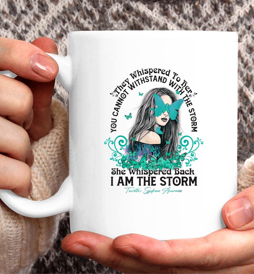 Tourette's Syndrome Awareness I'm The Storm Butterfly Ribbon Coffee Mug
