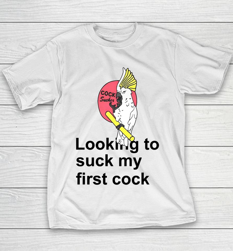 Translatedtees Looking To Suck My First Cock Youth T-Shirt