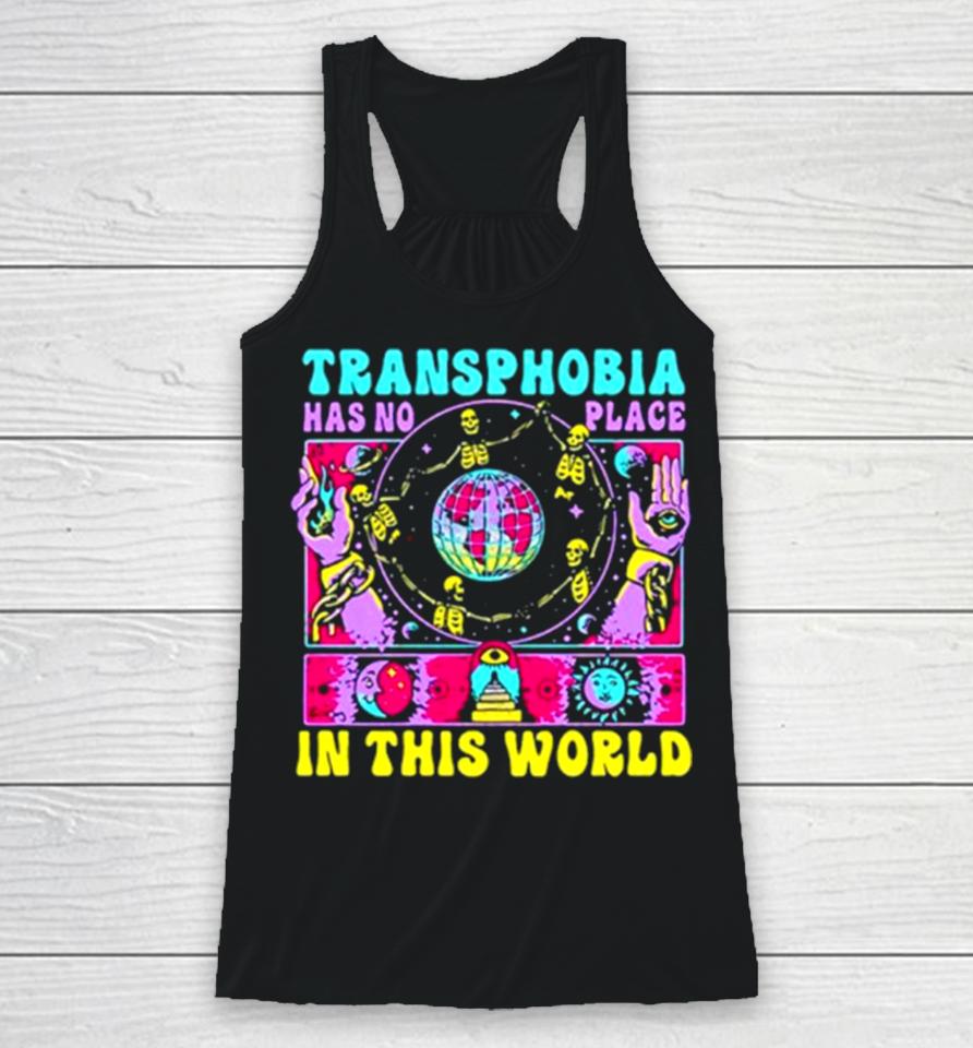 Transphobia Has No Place In This World Boss Dog X Tfpc Racerback Tank