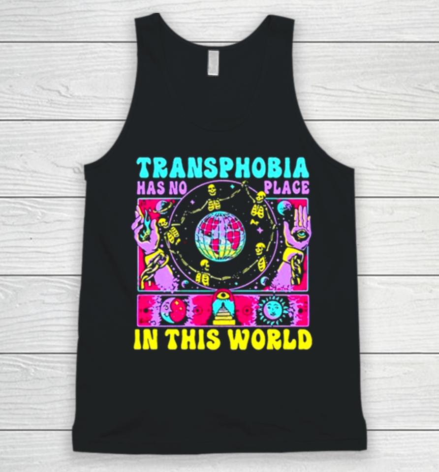 Transphobia Has No Place In This World Boss Dog X Tfpc Unisex Tank Top