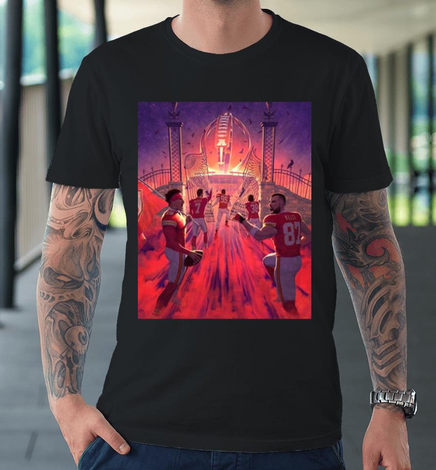 Travis Kelce Harrison Butker Chris Jones Patrick Mahomes L’jarius Sneed Of Kansas City Chiefs Premium T-Shirt
