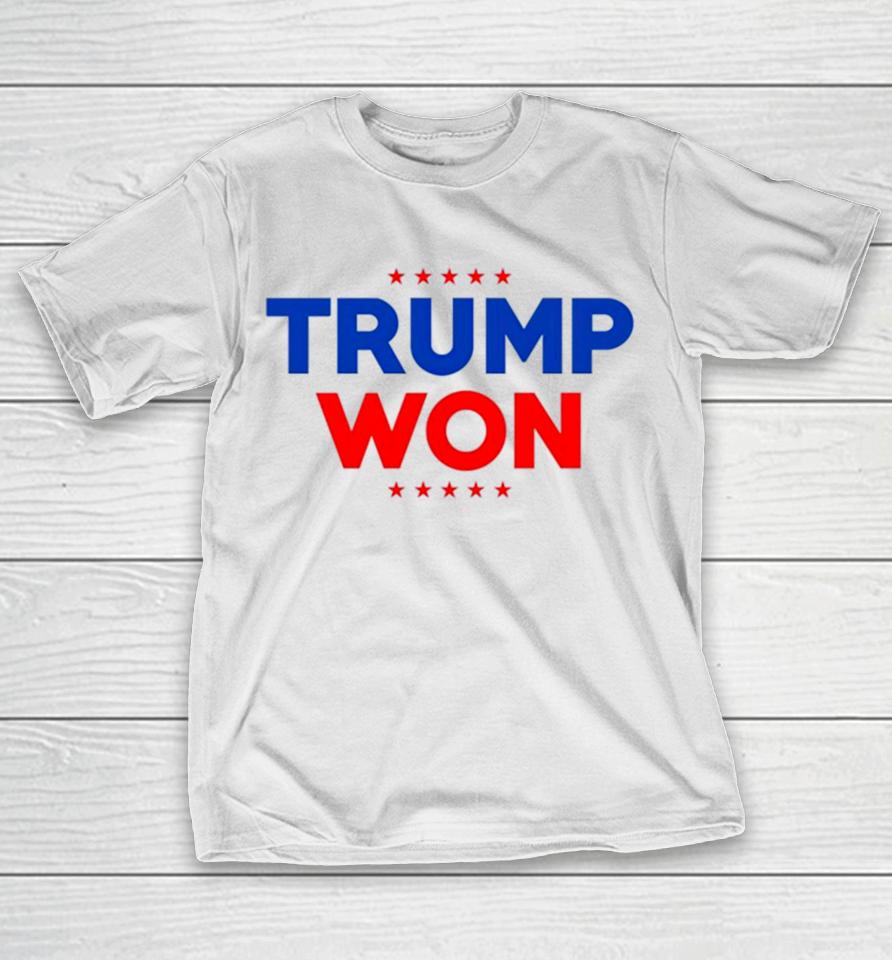 Travis Kelce Wearing Trump Won T-Shirt